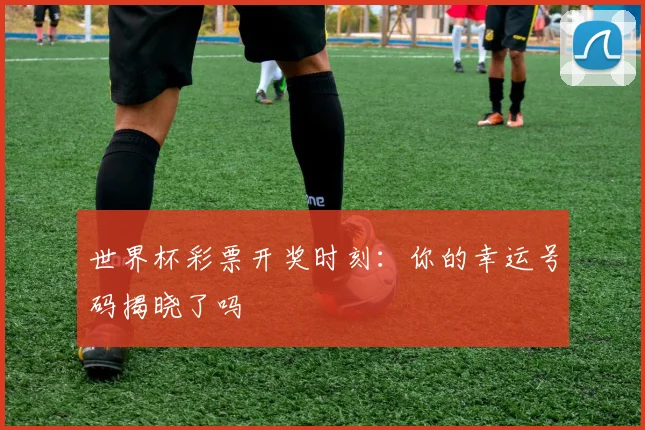 世界杯彩票开奖时刻：你的幸运号码揭晓了吗