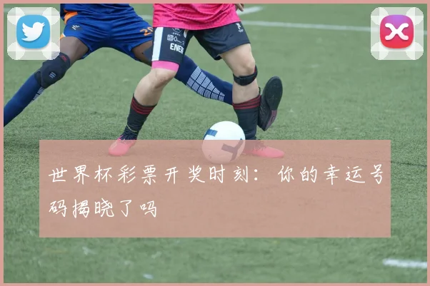 世界杯彩票开奖时刻：你的幸运号码揭晓了吗